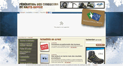 Desktop Screenshot of chasseurs74.fr