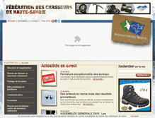 Tablet Screenshot of chasseurs74.fr